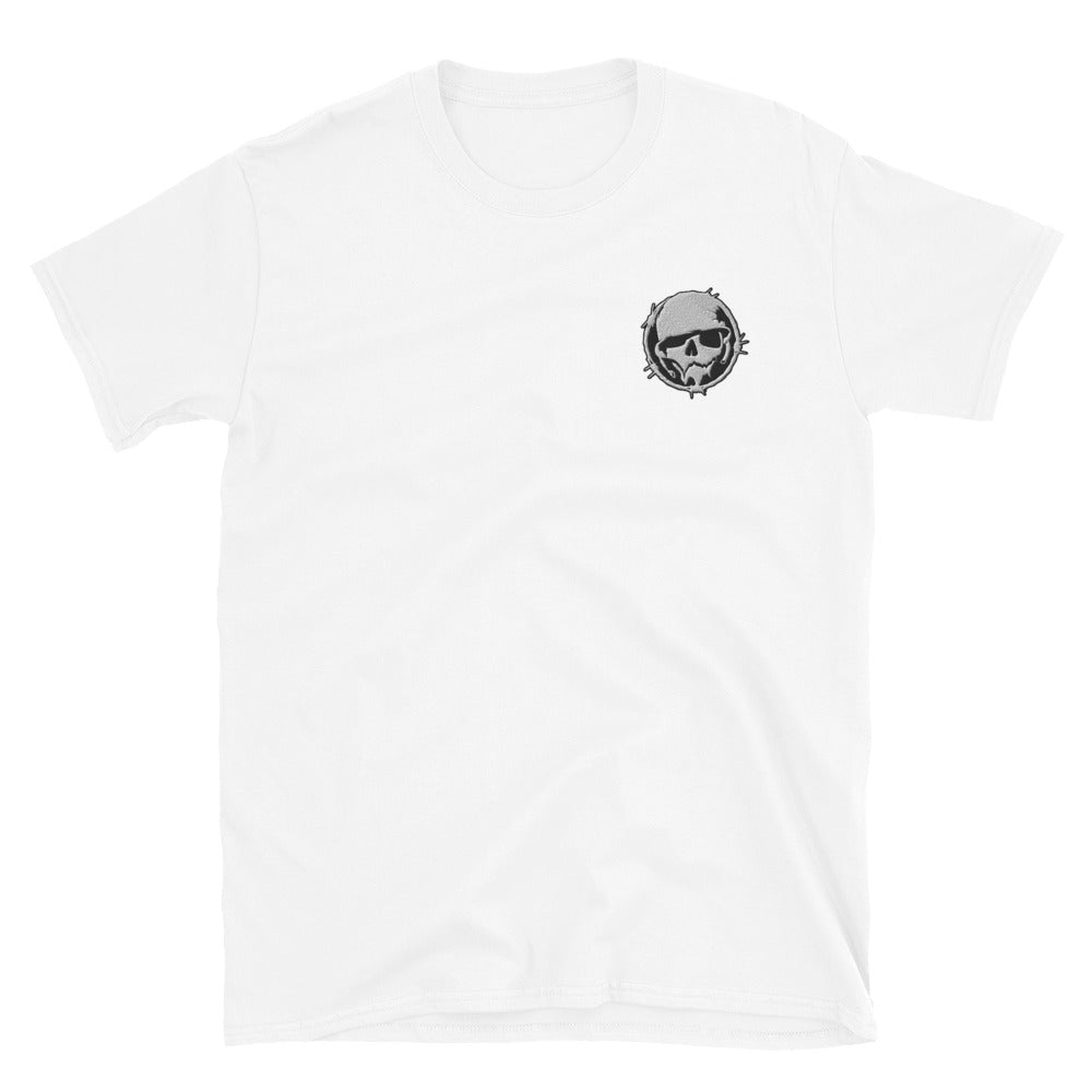 Logo T-Shirt  - Combat Skully Emblem (Embroidered)