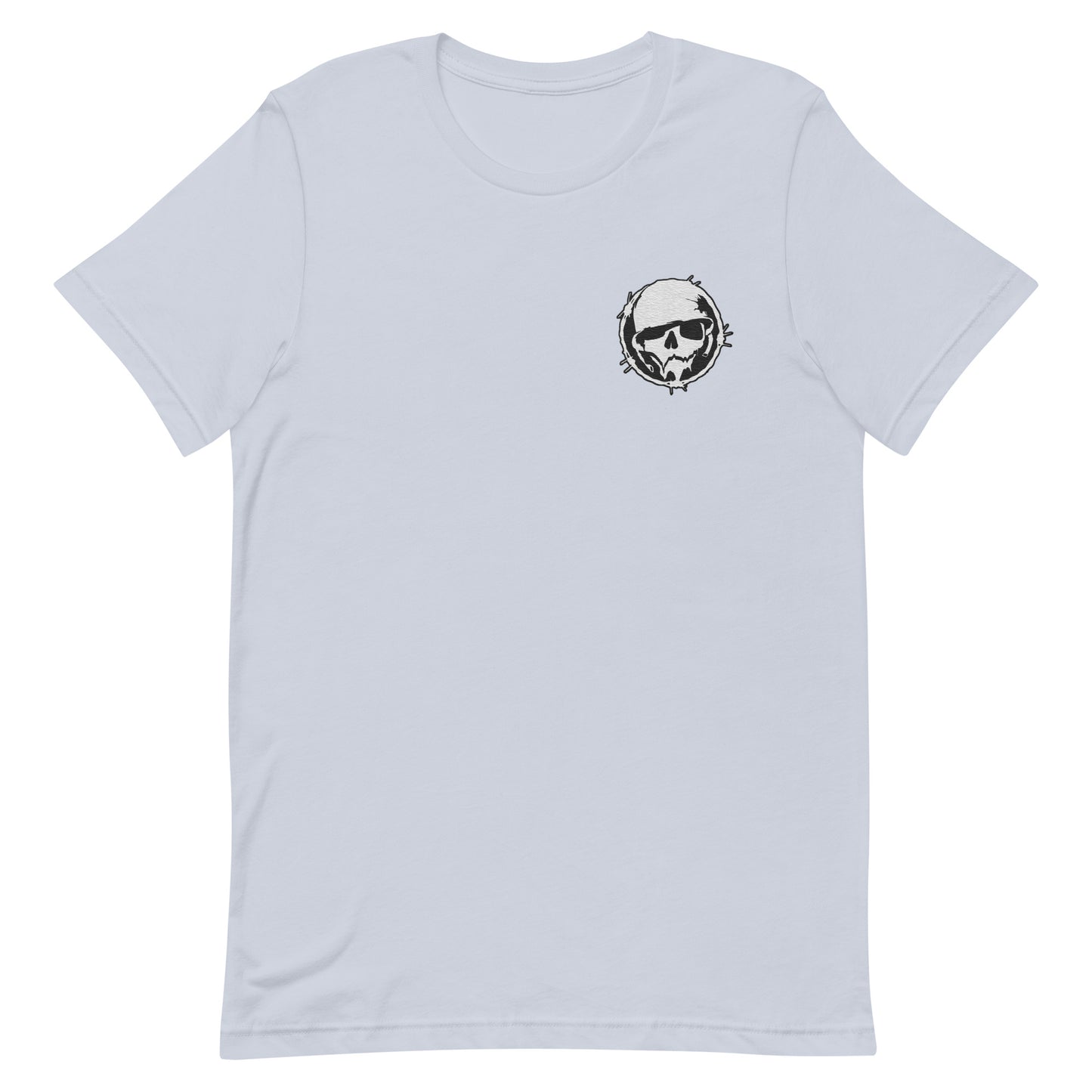Logo T-Shirt  - Military Reg - Combat Skully (Embroidered)