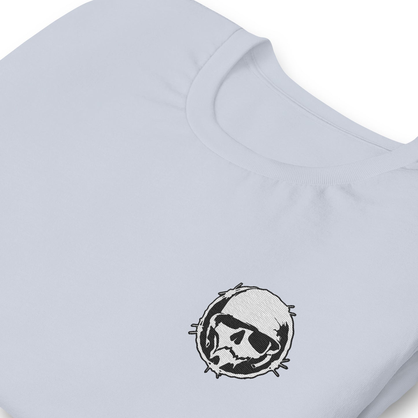 Logo T-Shirt  - Military Reg - Combat Skully (Embroidered)